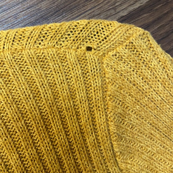 Yellow Knit Sweater - Picture 4 of 4